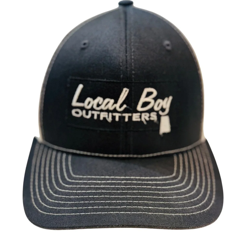 Local Boy Outfitters Trucker Hat South Carolina Logo Navy Blue White Mens OSFM